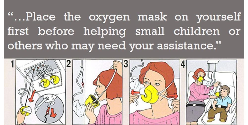 The “Oxygen Mask Theory” - How to Take Care of Yourself
